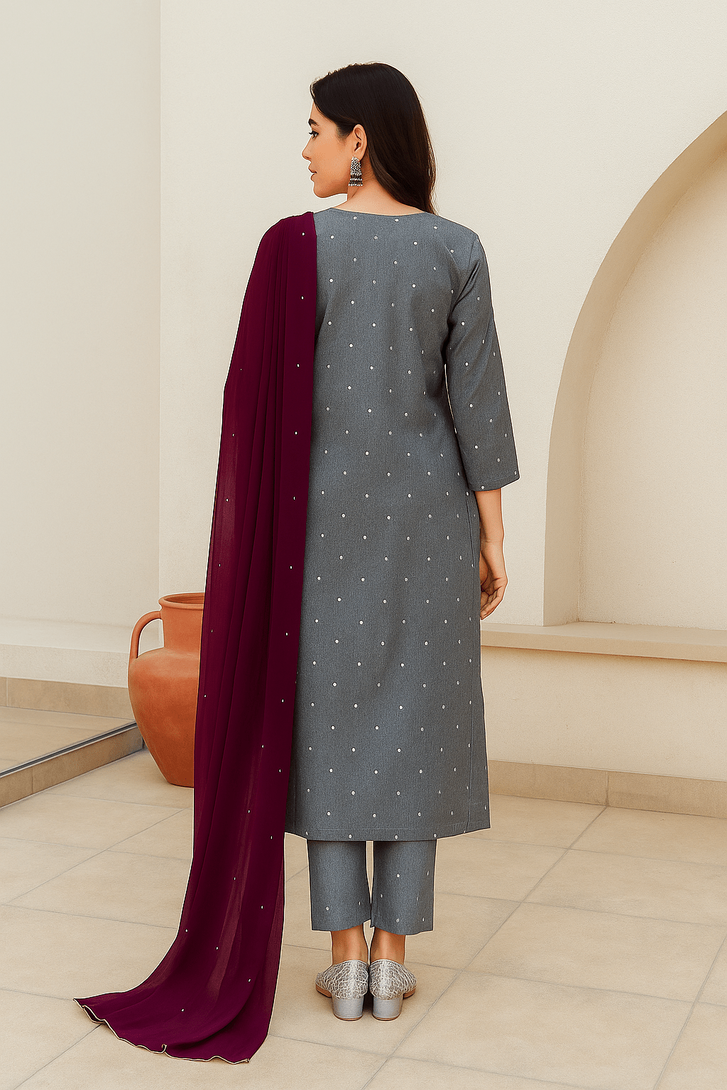 Pindhan Graceful Loom Kurti Set for Women - PINDHAN