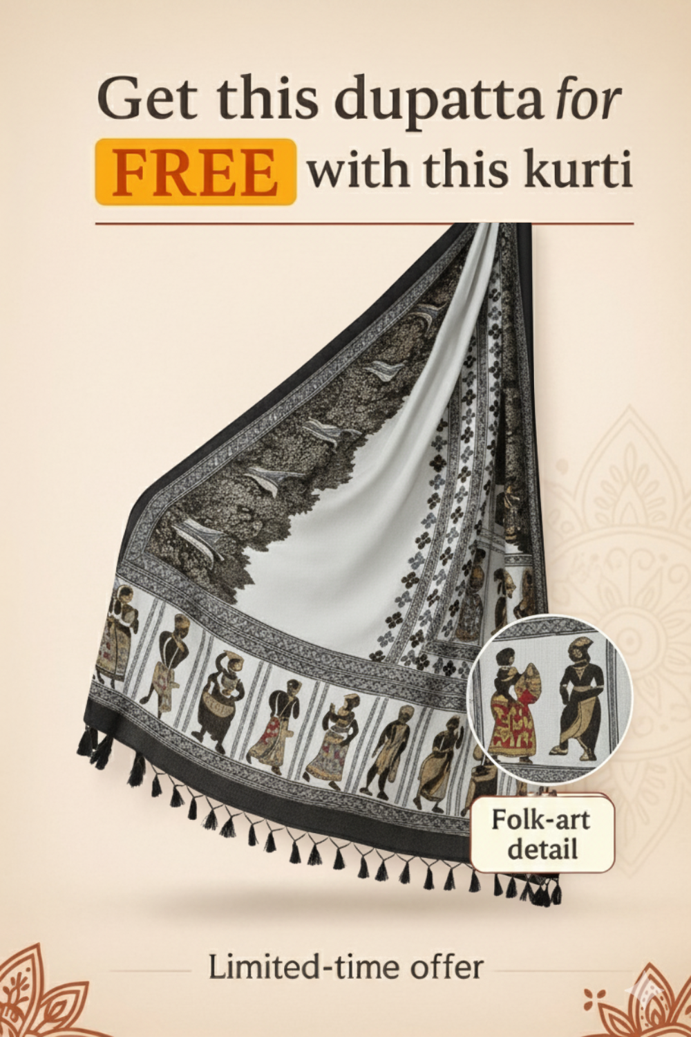 Handloom Heritage Art Kurti Set