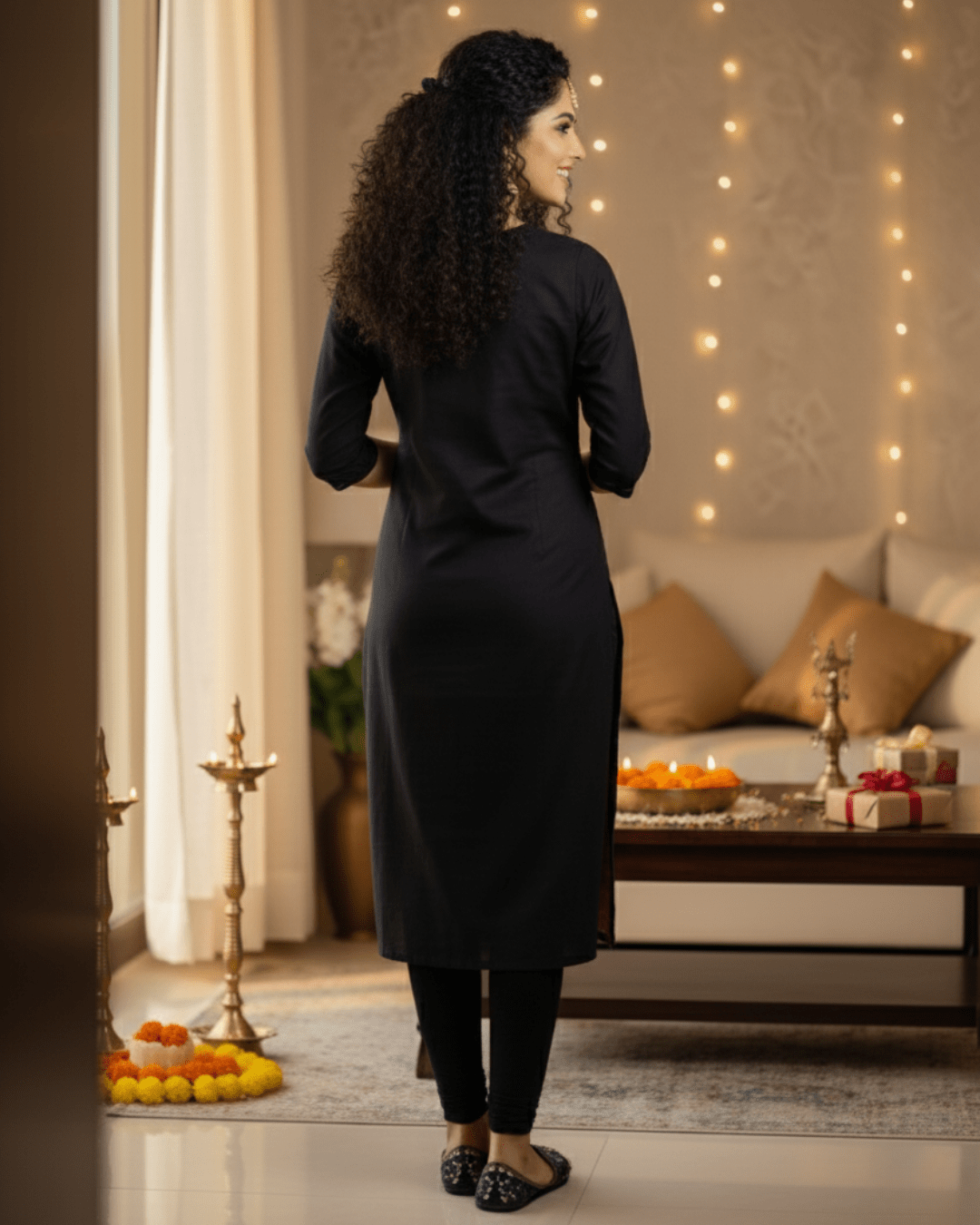 Deepmala – Handwoven Sambalpuri Festive Kurti - PINDHAN