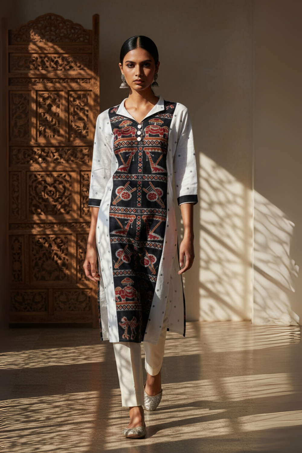 Handloom Heritage Art Kurti Set