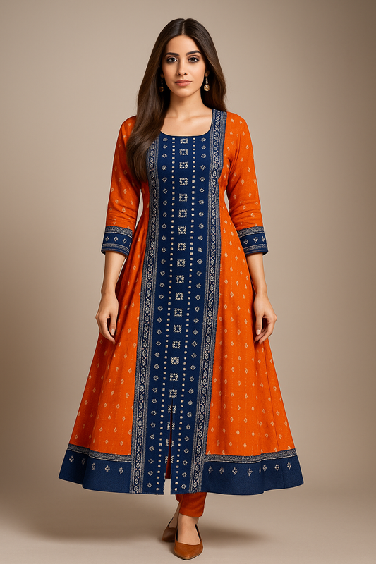 Sambalpuri Heritage Art Kurti Set