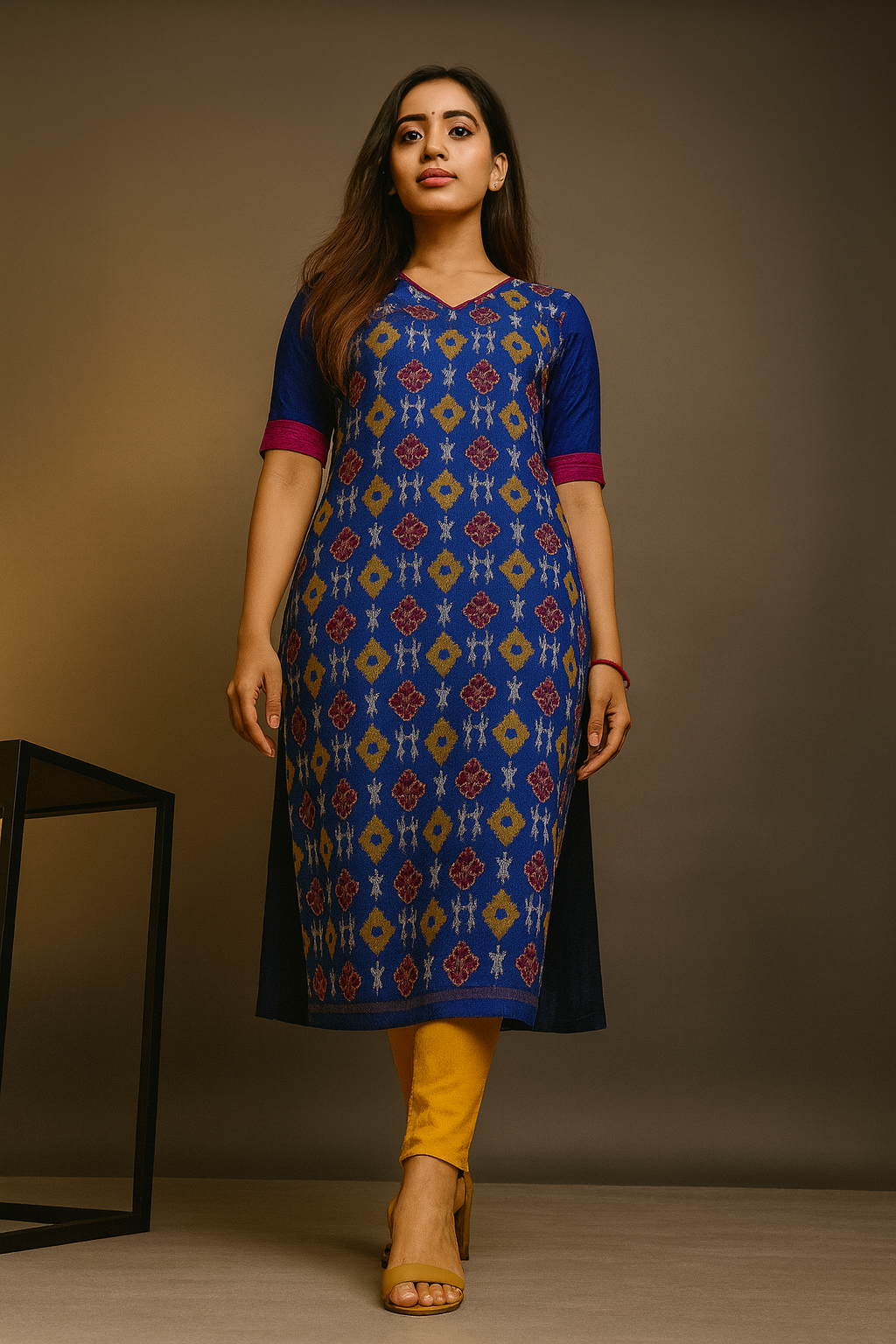 Indivar – Handwoven Sambalpuri Cotton Kurti