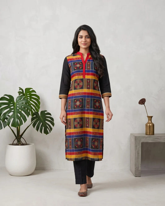 Sambalpuri Utkala Laxmi Handloom Kurti