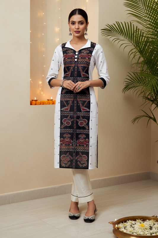 Handloom Heritage Art Kurti Set