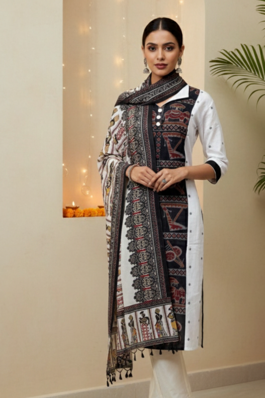 Handloom Heritage Art Kurti Set